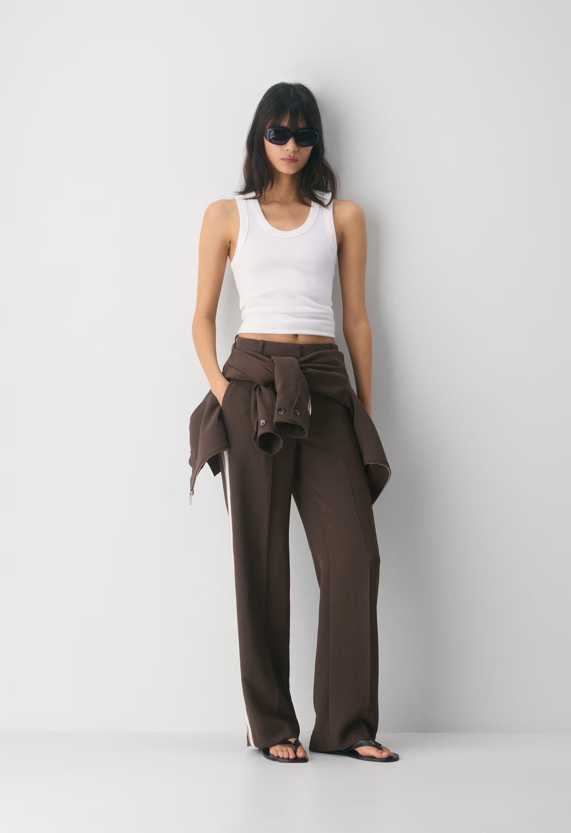 Agency Pant - Crepette™ - RICH MOCHA BROWN/MULTI
