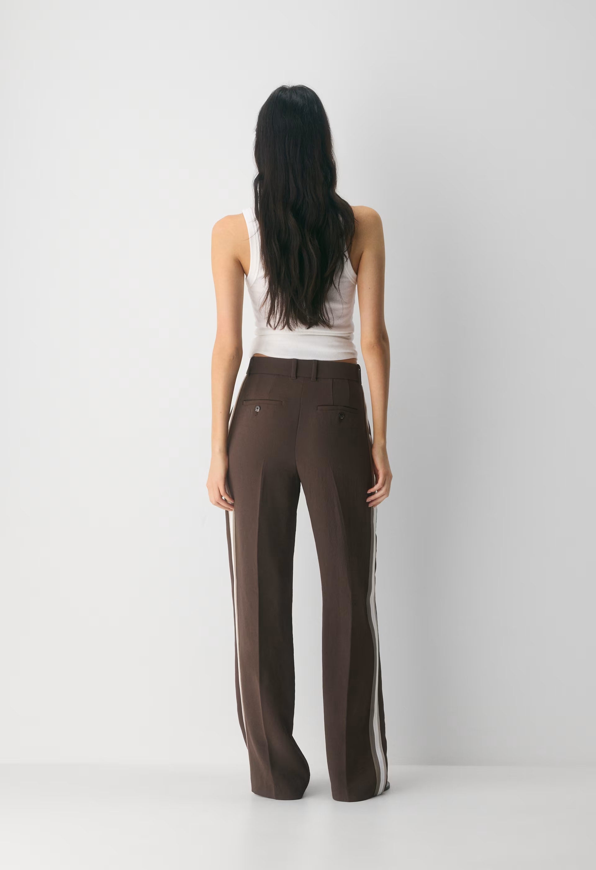 Agency Pant - Crepette™ - RICH MOCHA BROWN/MULTI