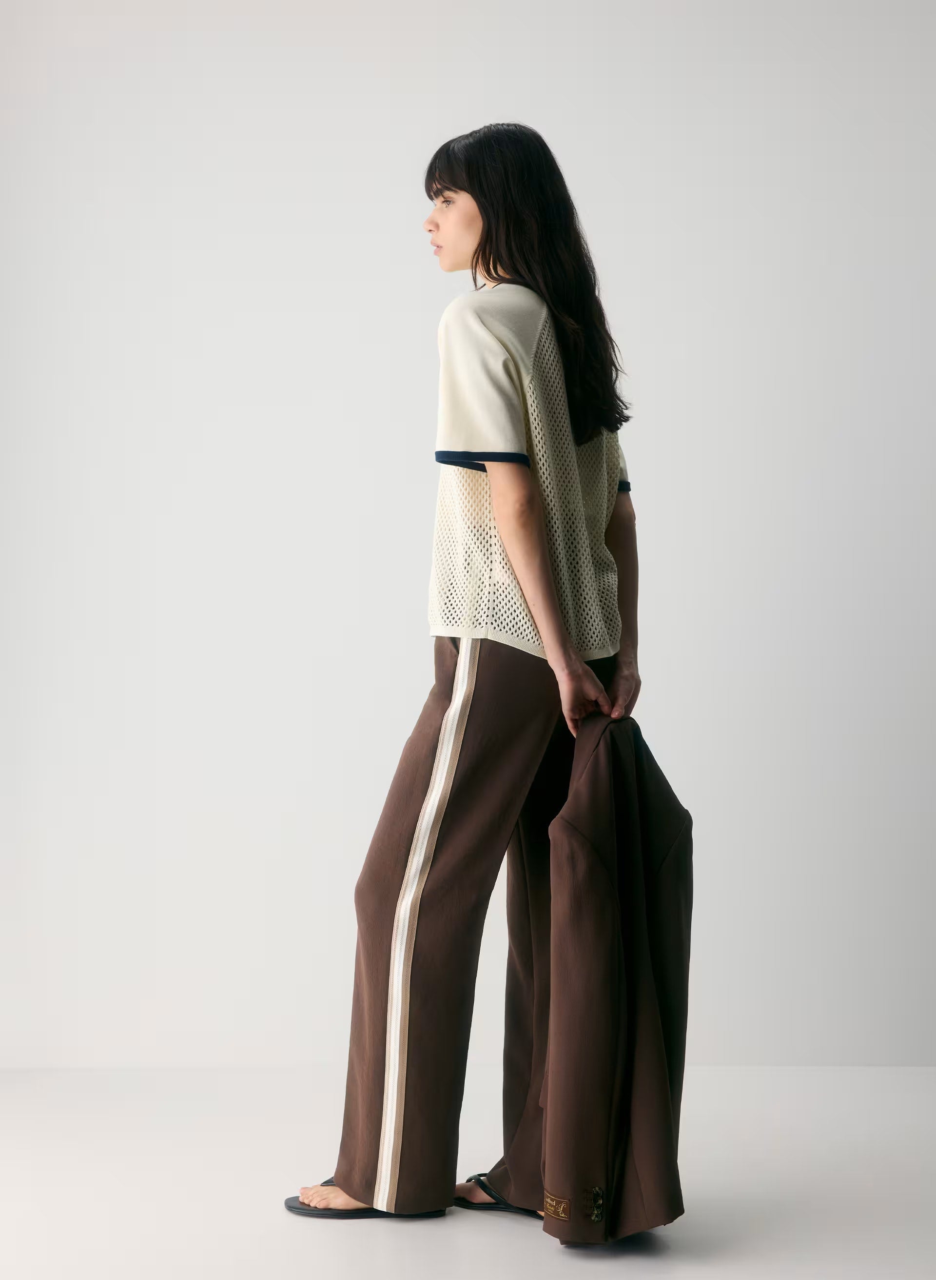 Agency Pant - Crepette™ - RICH MOCHA BROWN/MULTI