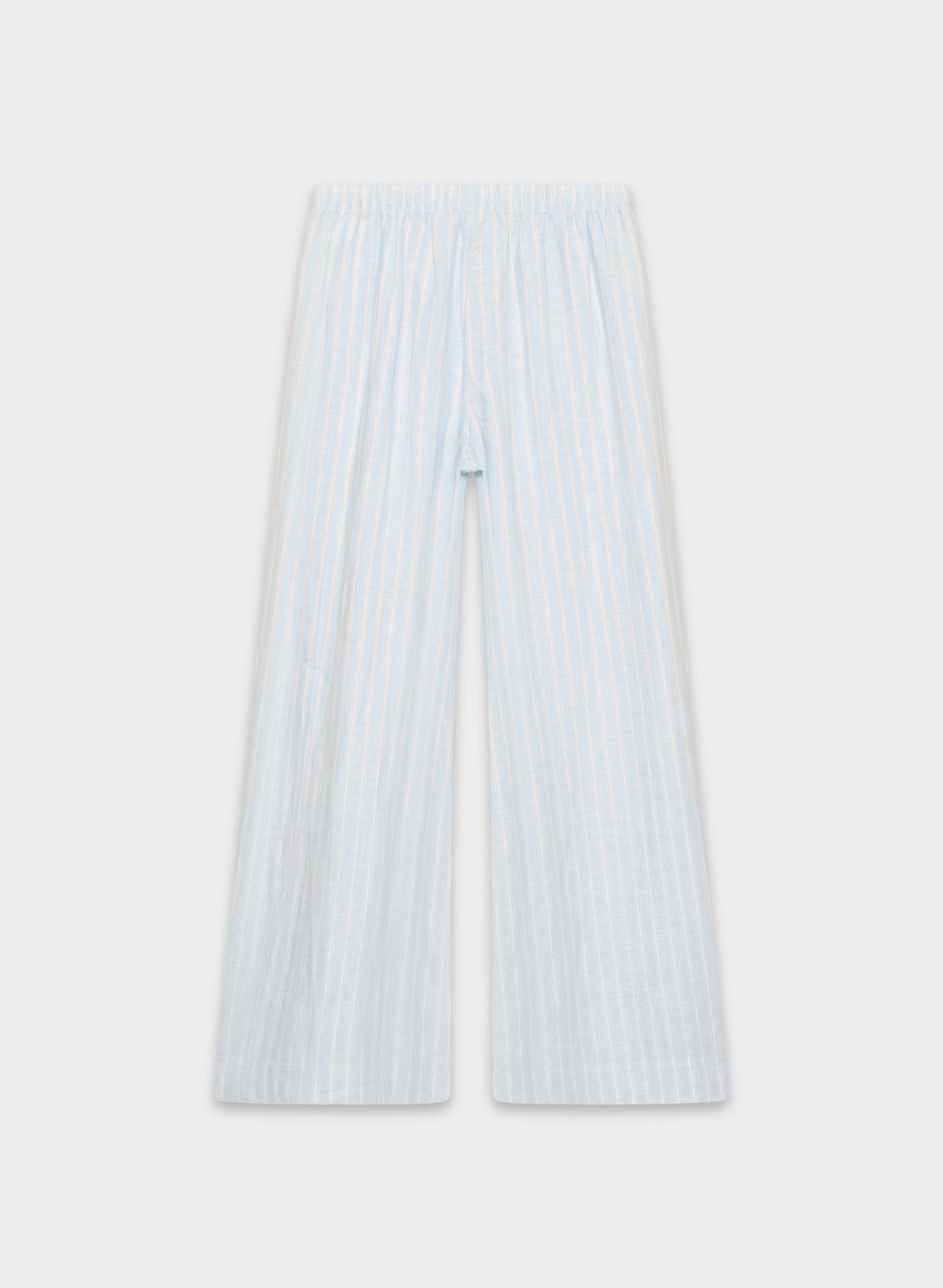New Globetrot Linen Pant - IDELLA STRP VILLBL/WH