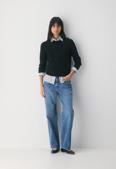 Denim Forum The '90s Iggy Lo-Rise Baggy Jean - 5 YRS KISS N TELL BLEU