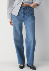 Denim Forum The '90s Iggy Lo-Rise Baggy Jean - 5 YRS KISS N TELL BLEU