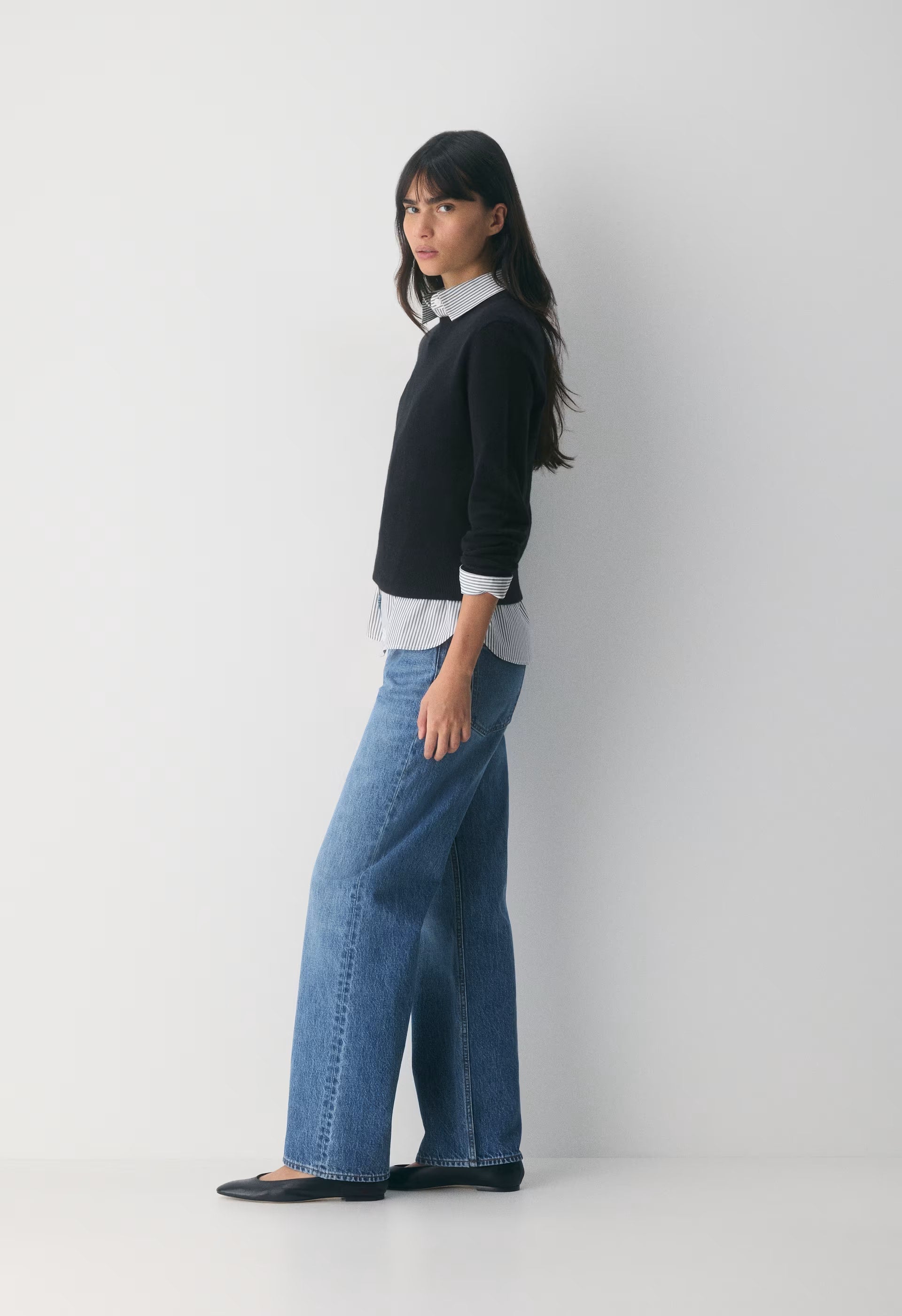 Denim Forum The '90s Iggy Lo-Rise Baggy Jean - 5 YRS KISS N TELL BLEU