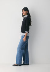 Denim Forum The '90s Iggy Lo-Rise Baggy Jean - 5 YRS KISS N TELL BLEU