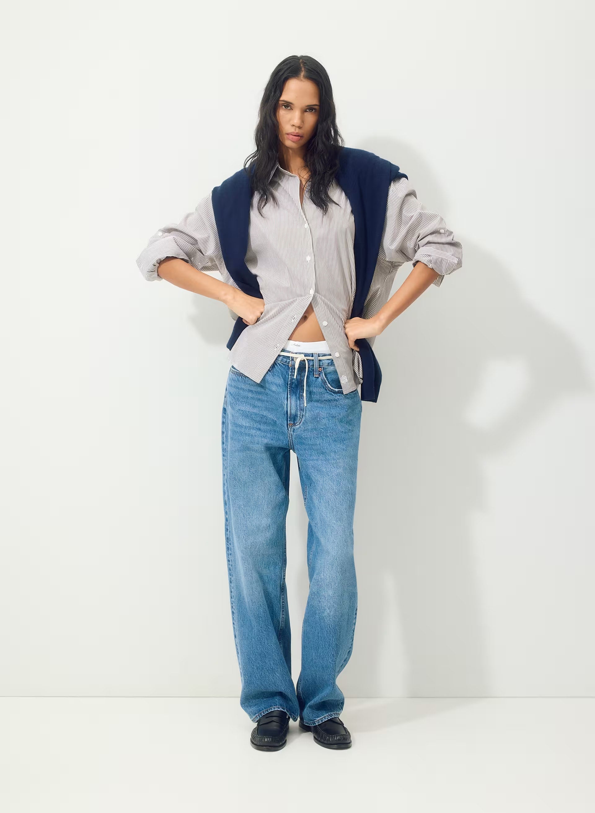 Denim Forum The '90s Iggy Lo-Rise Baggy Jean - 5 YRS KISS N TELL BLEU