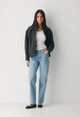 Denim Forum The '90s Iggy Lo-Rise Baggy Jean - 7 YRS BLEU TABOO