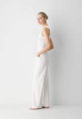Denim Forum The Farrah Lo-Rise Wide Jean - A LITTLE WHITE LIE