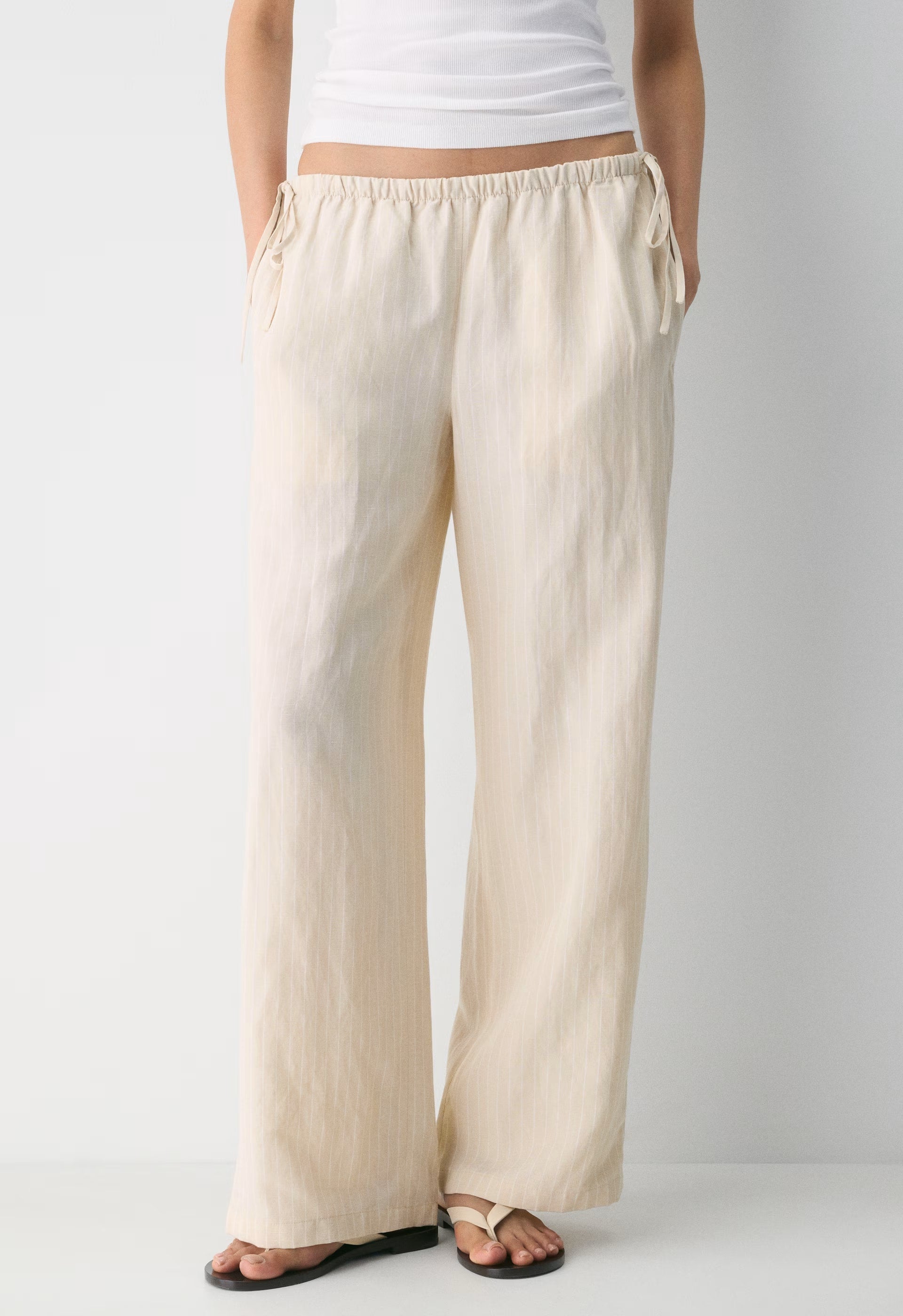 Artisan Pant - CruiseLinen™ - BYRD STRP NTRL ECR/OK