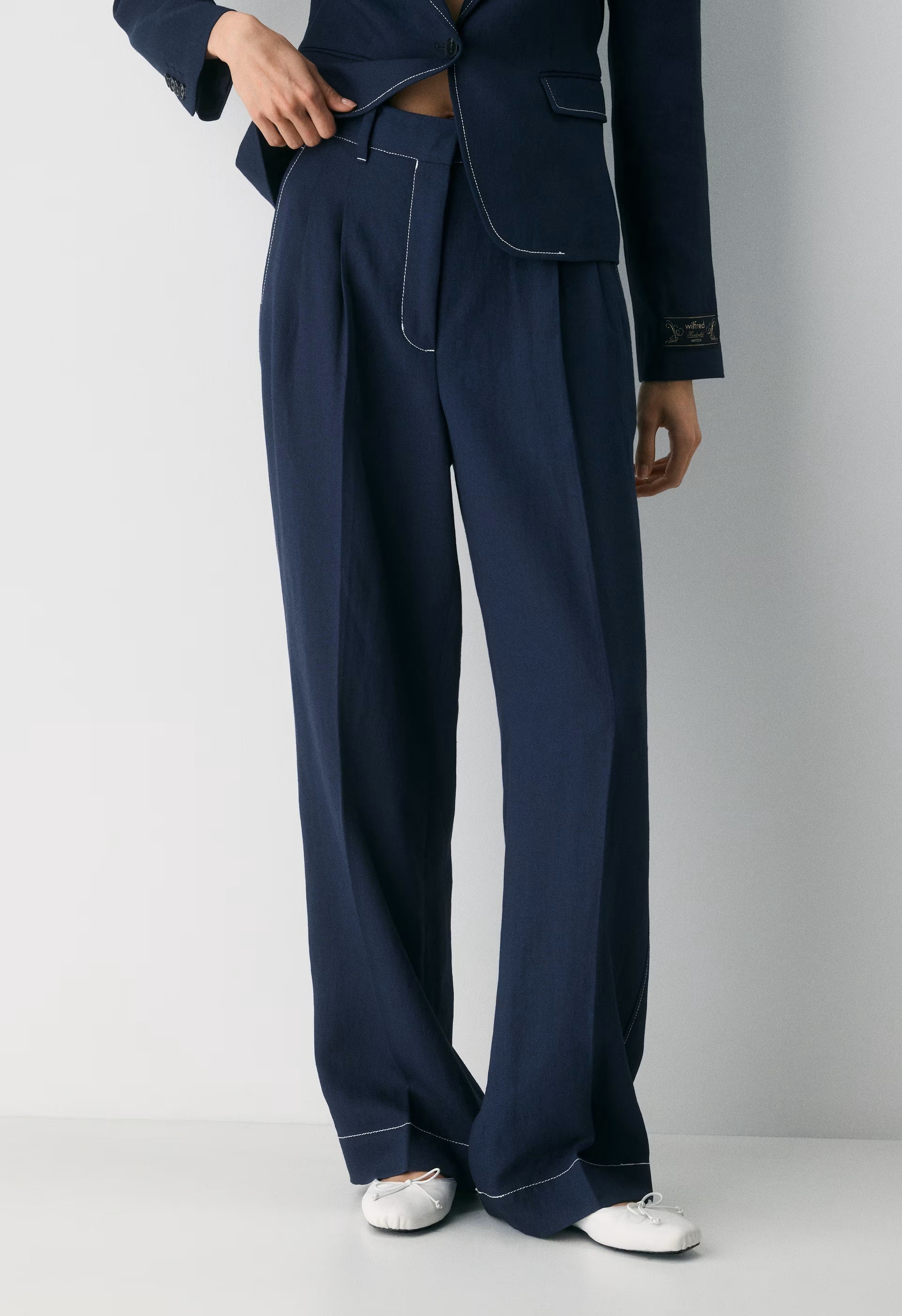 The Effortless Pant™ - PowerLinen™ - ADMIRAL/ LIGHT BIRCH