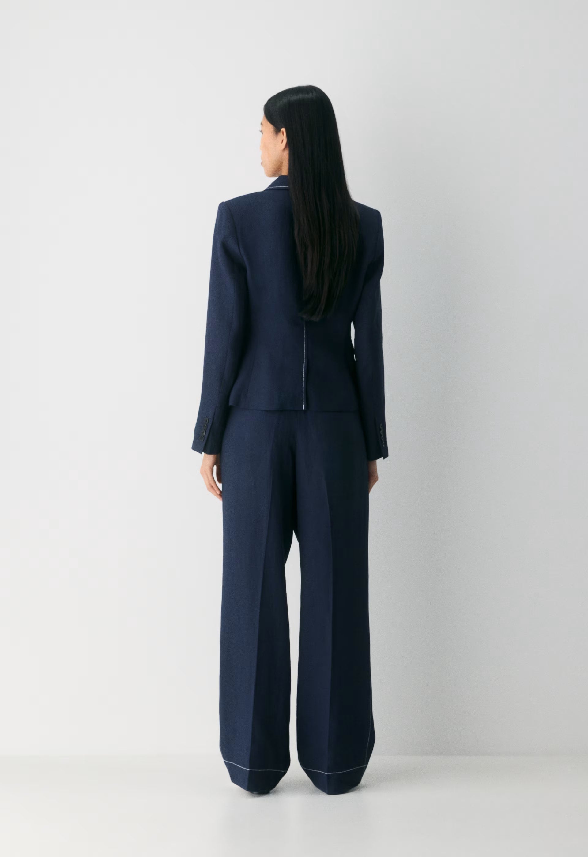 The Effortless Pant™ - PowerLinen™ - ADMIRAL/ LIGHT BIRCH