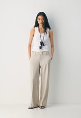 Seville Pant - Eversential™ Light - HEATHER MATTE PEARL