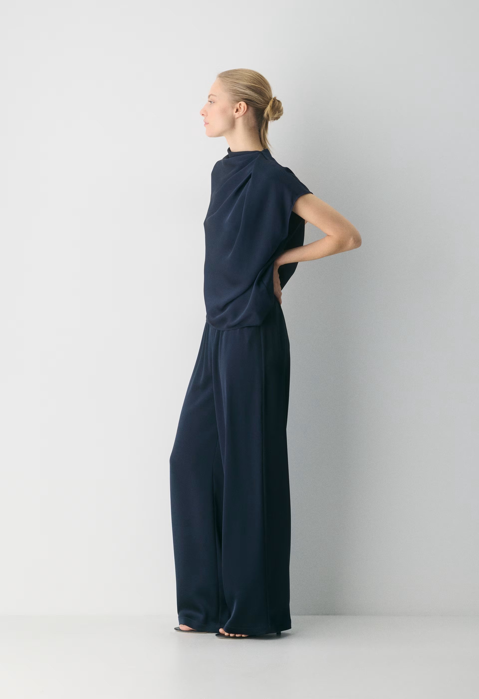 Archer Satin Pant - ADMIRAL