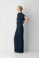 Archer Satin Pant - ADMIRAL