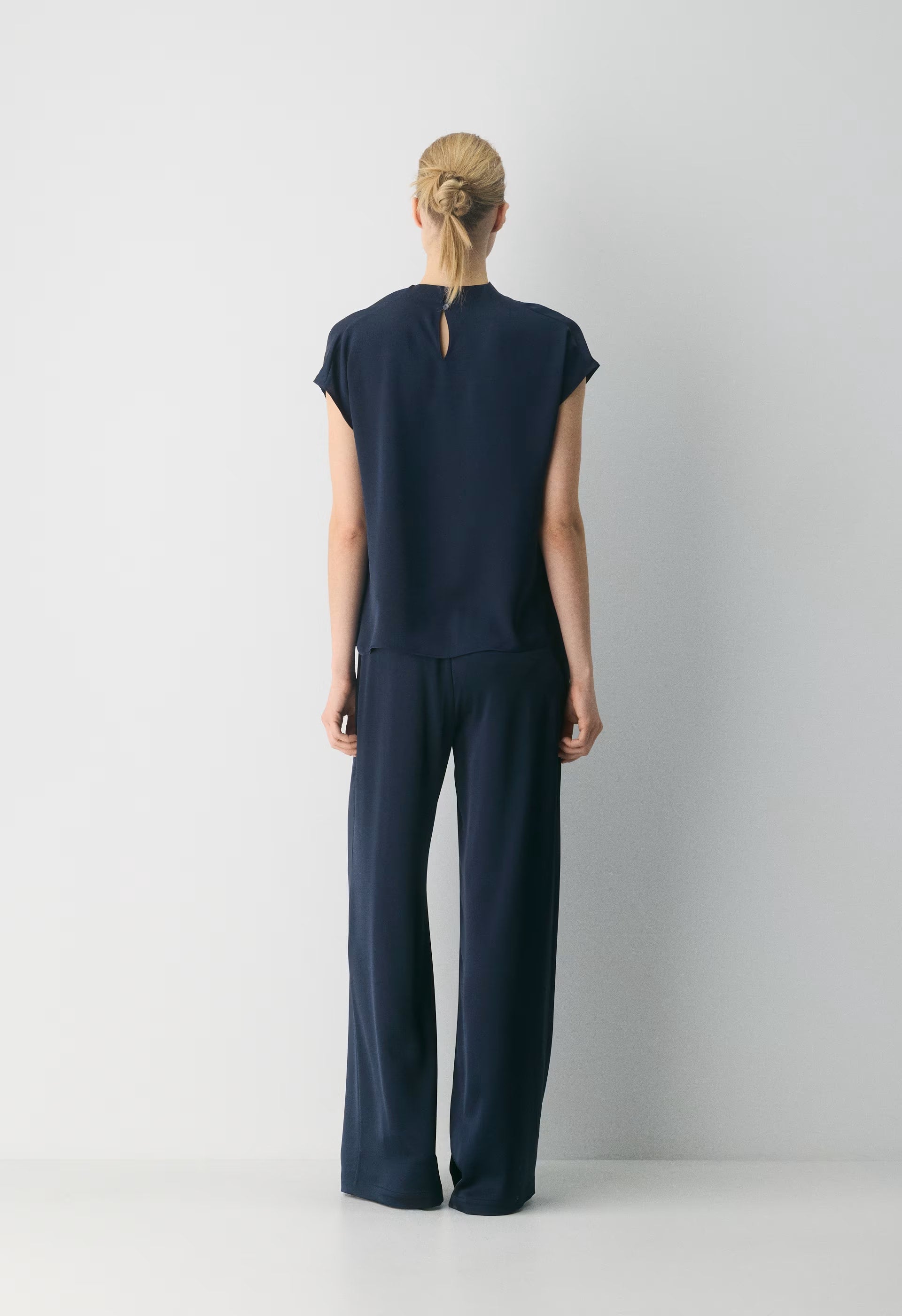 Archer Satin Pant - ADMIRAL