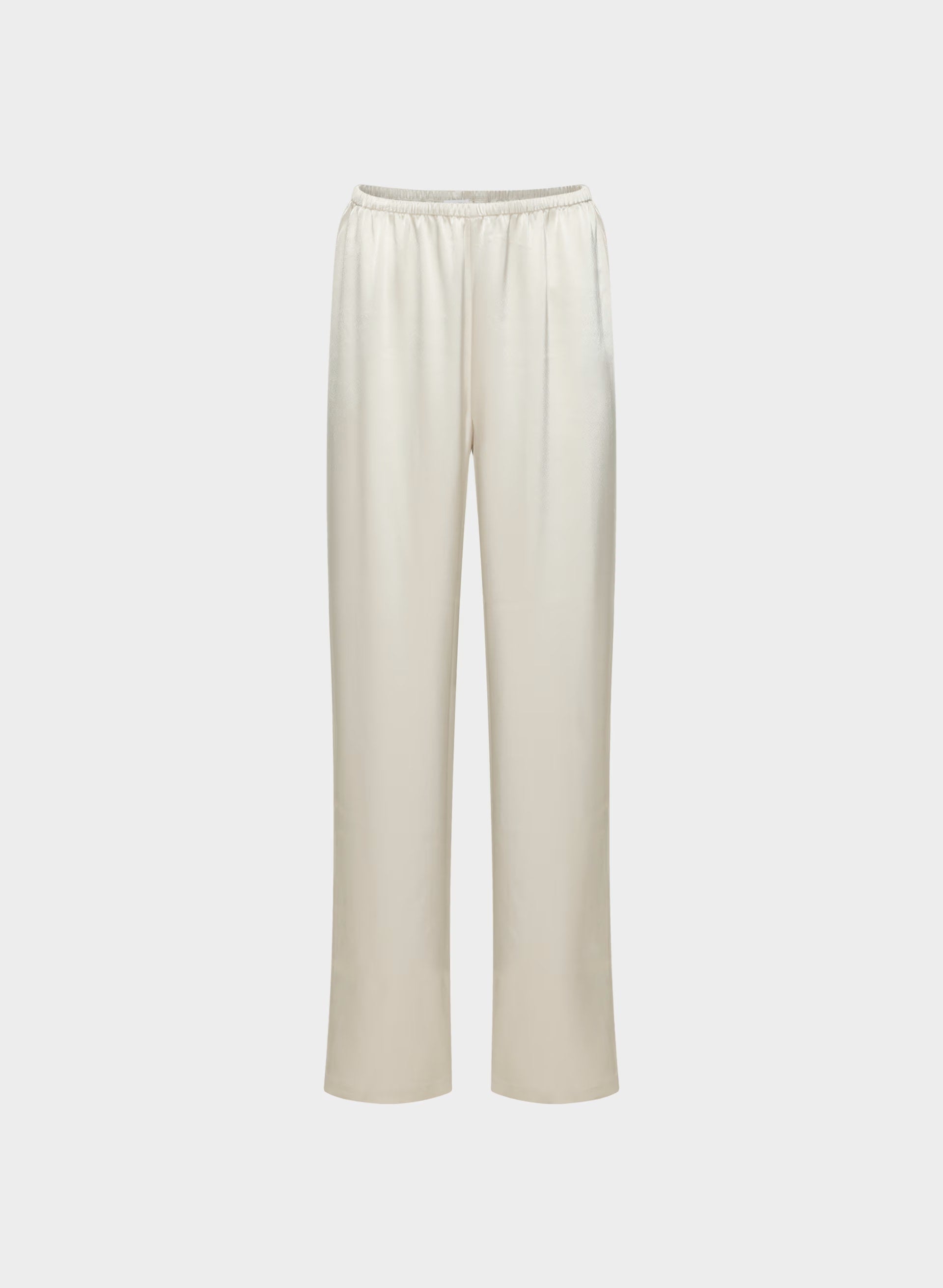 Archer Satin Pant - MATTE PEARL