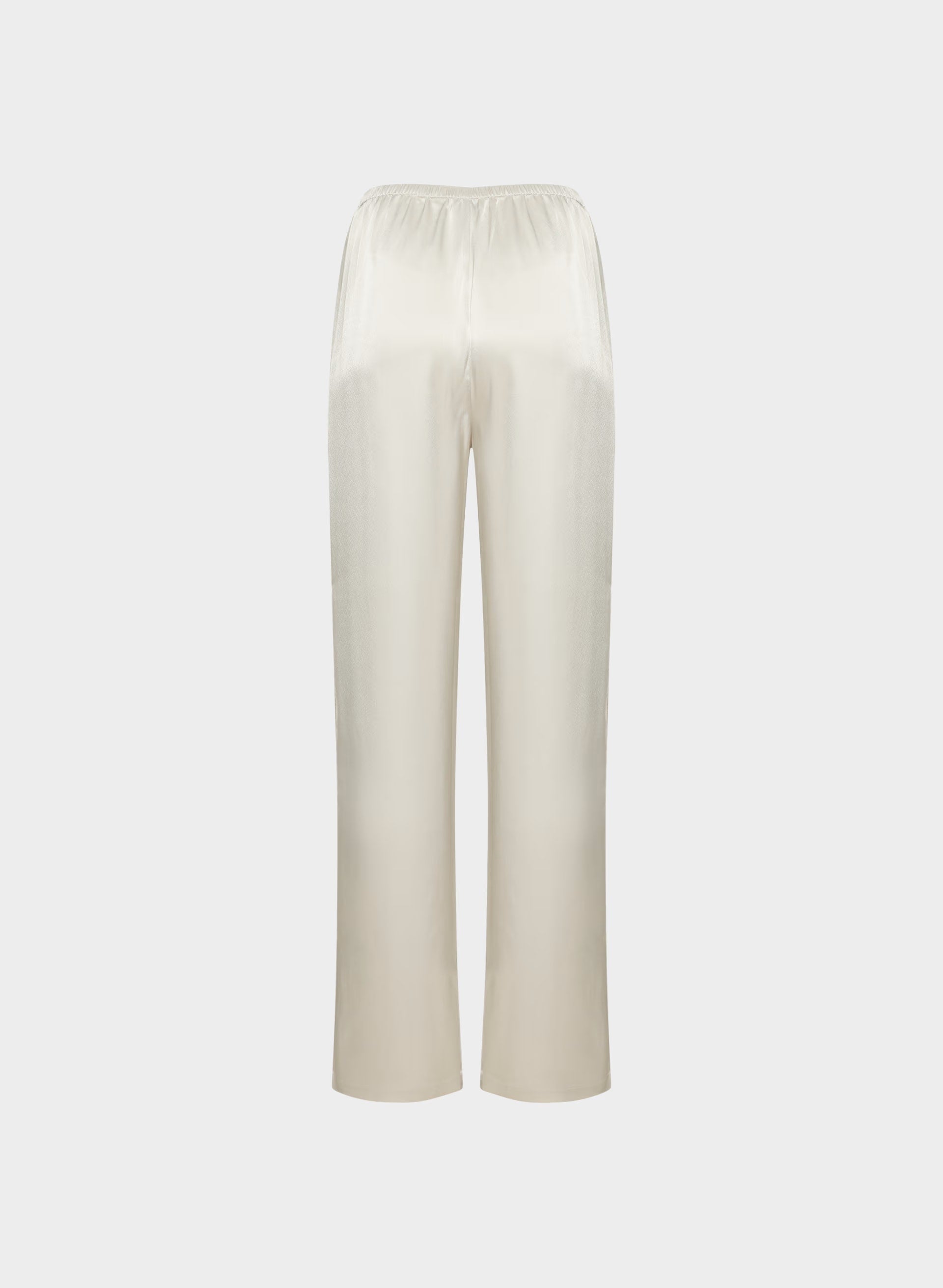 Archer Satin Pant - MATTE PEARL