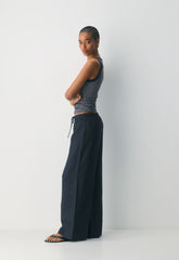 New Globetrot Linen Pant - ADMIRAL