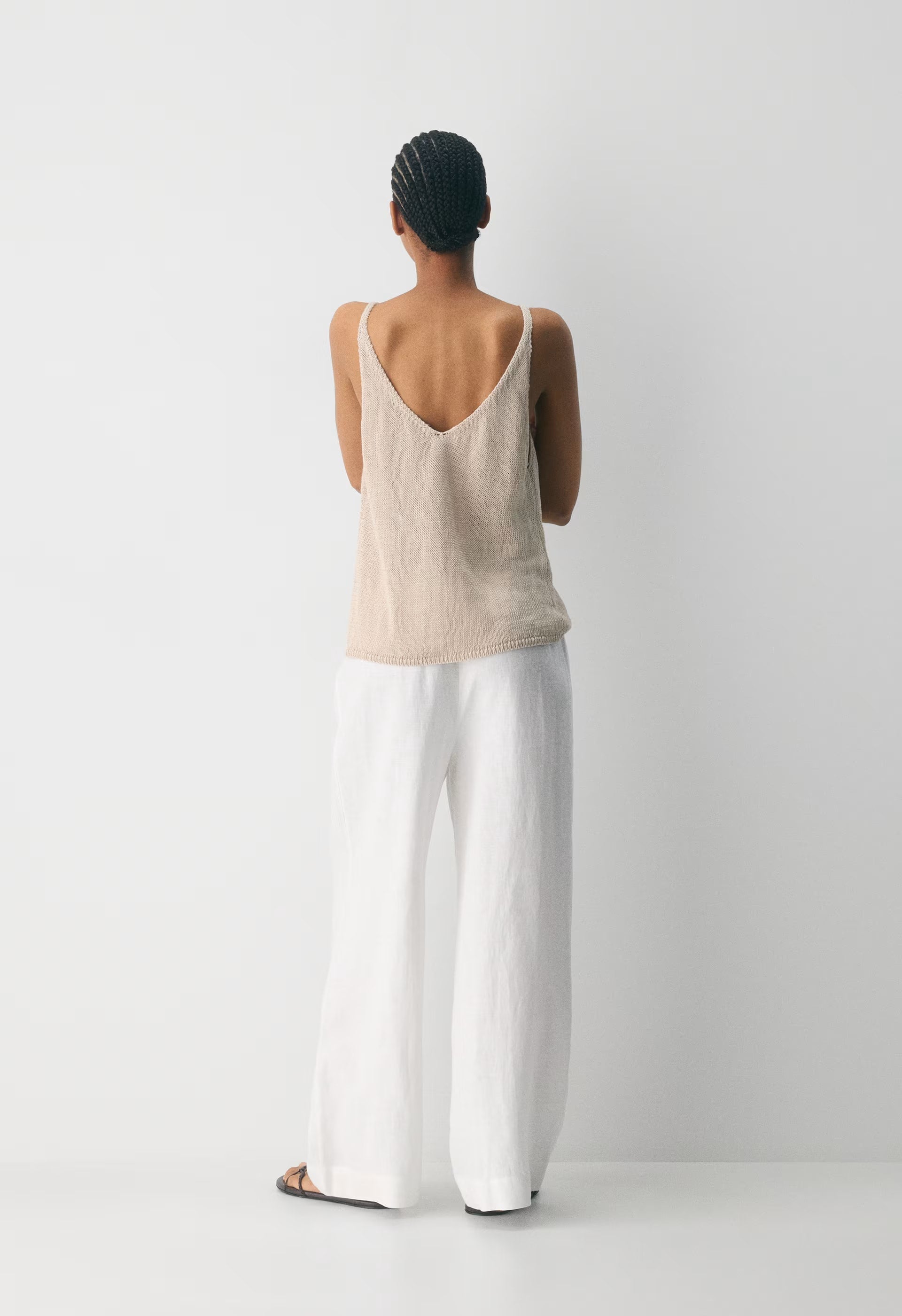 New Globetrot Linen Pant - WHITE