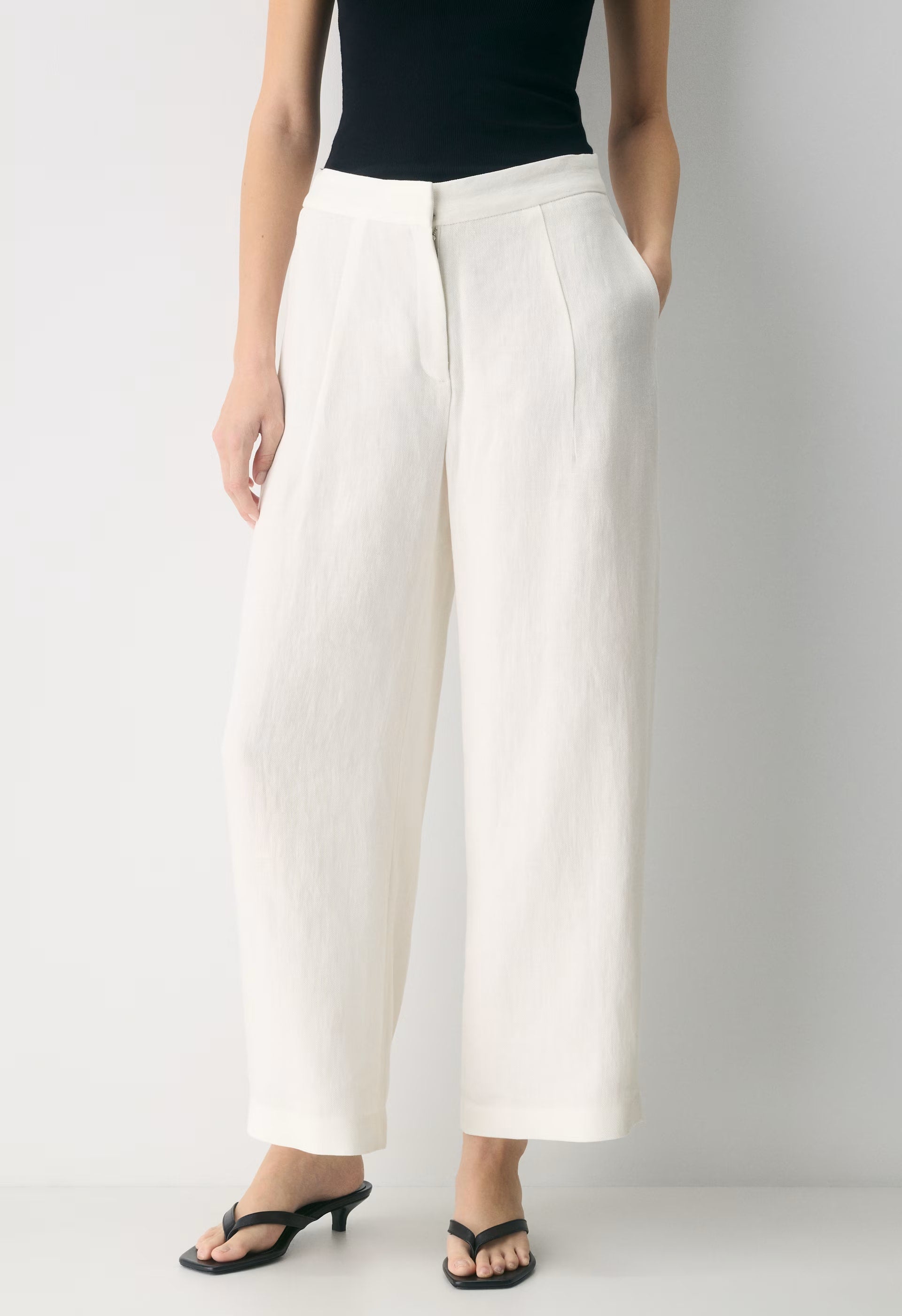 Consort Barrel Pant - PowerLinen™ - UNDYED DARK ECRU