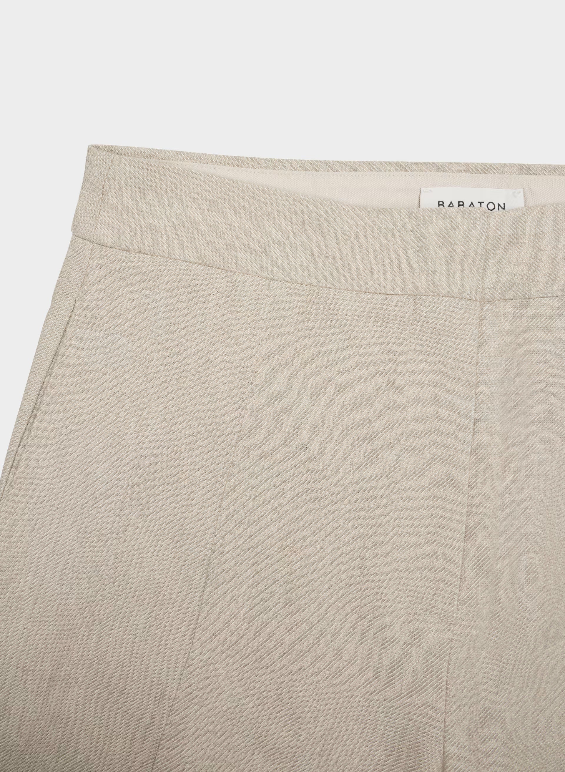 Consort Barrel Pant - PowerLinen™ - UNDYED DARK ECRU