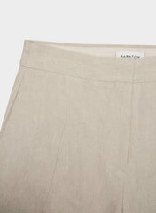Consort Barrel Pant - PowerLinen™ - UNDYED DARK ECRU