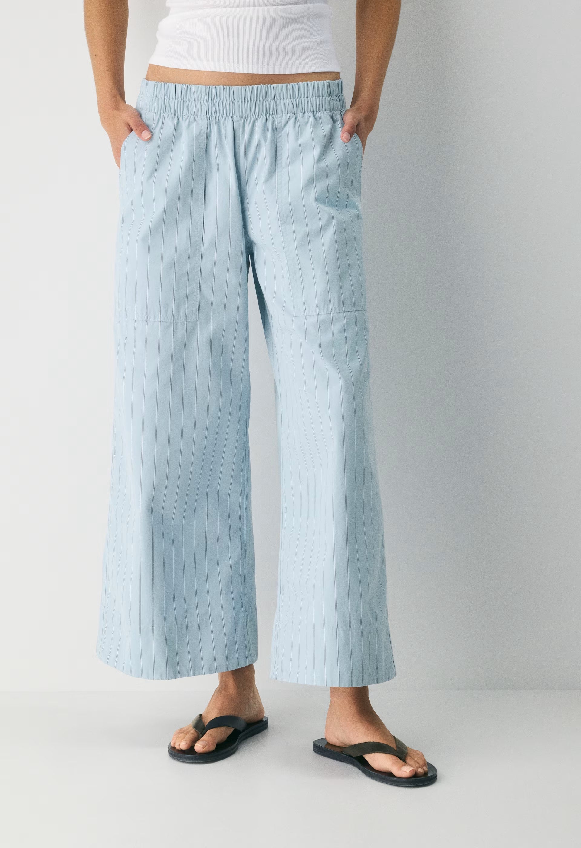 Honeybee Pant - DEWBLUE/WHITE