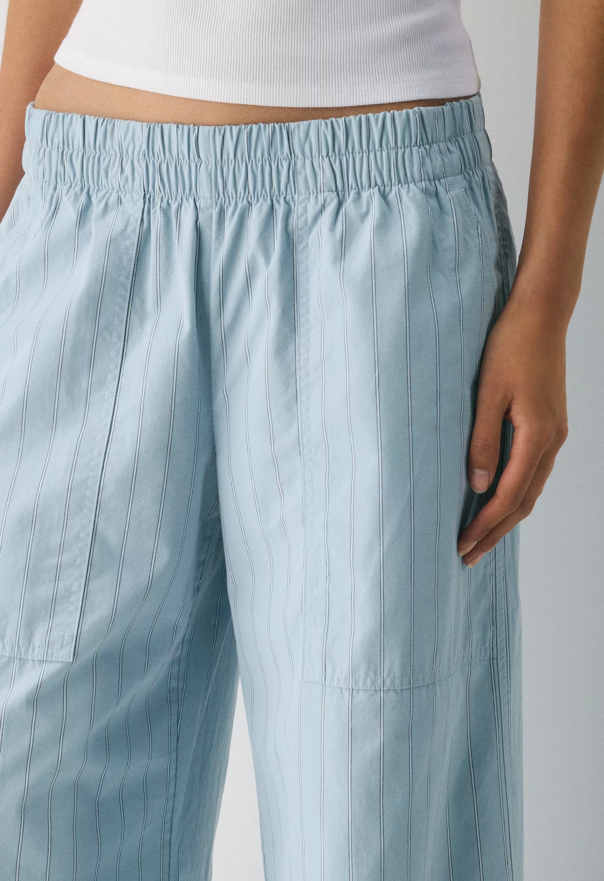 Honeybee Pant - FRNCHBLE/WHITE