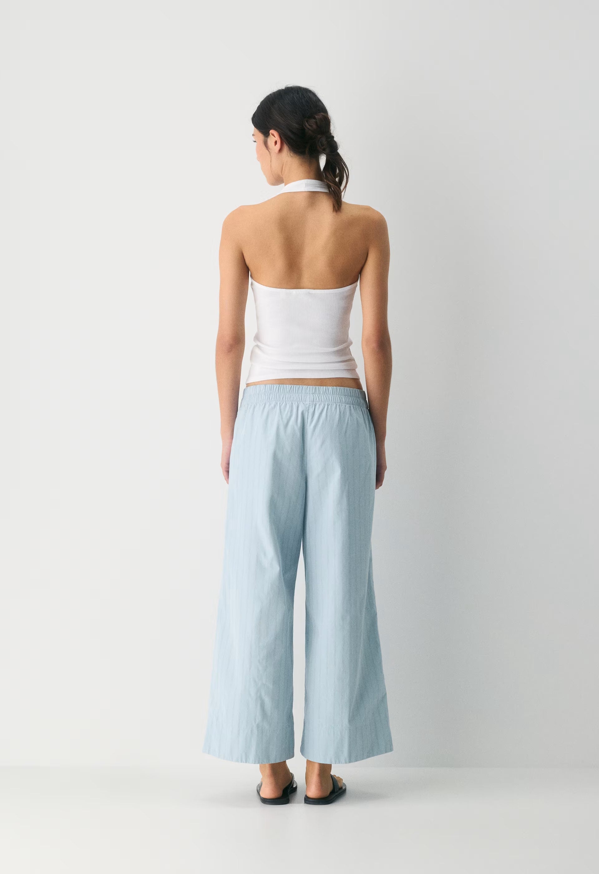 Honeybee Pant - DEWBLUE/WHITE