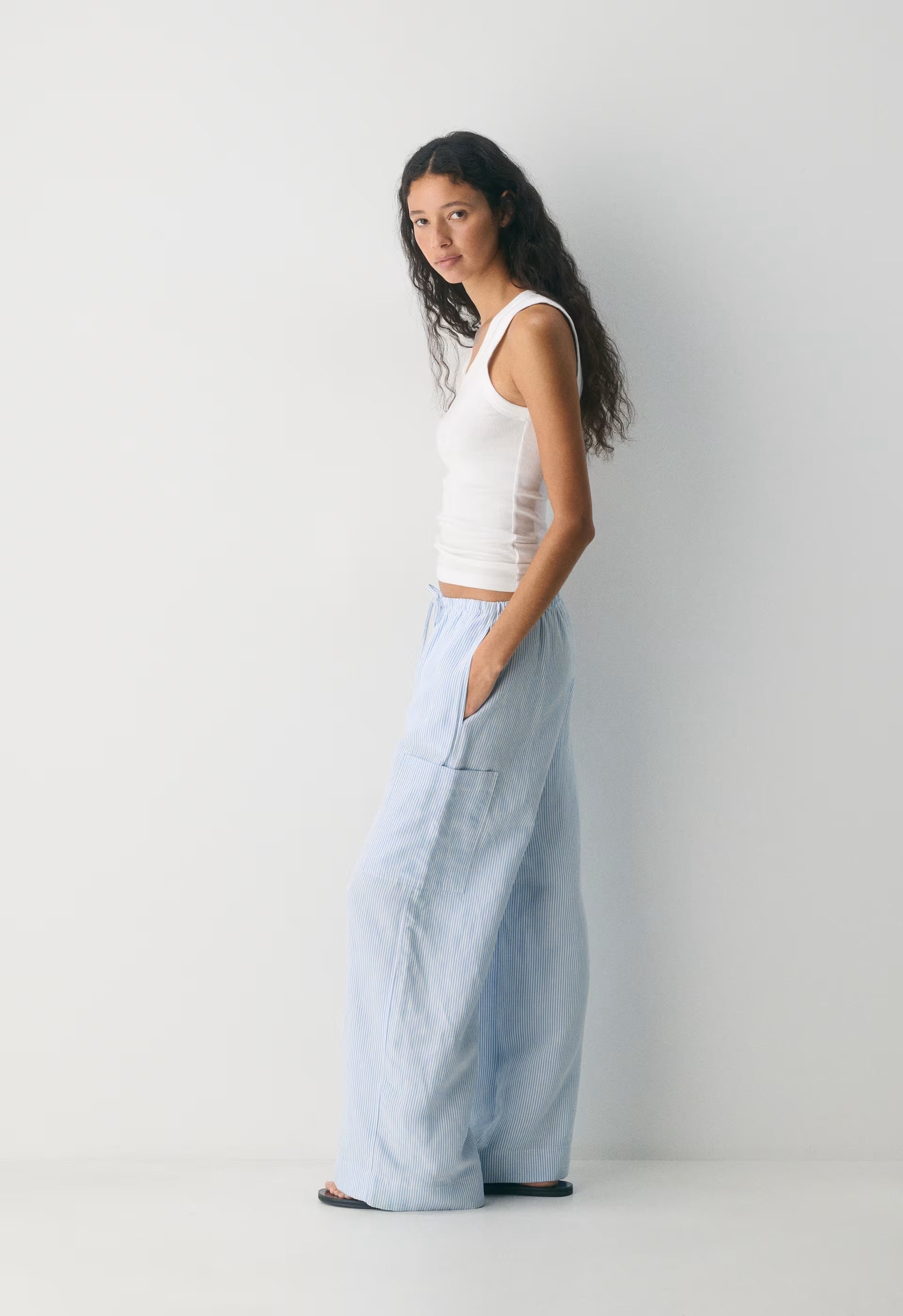 Joist Cargo Pant - CruiseLinen™ - WLN STP WHT/CRNFLR BL