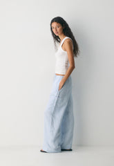 Joist Cargo Pant - CruiseLinen™ - WLN STP WHT/CRNFLR BL