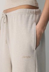 Cozy Sweatfleece Mega Flutter™ Sweatpant - HEATHER ECRU