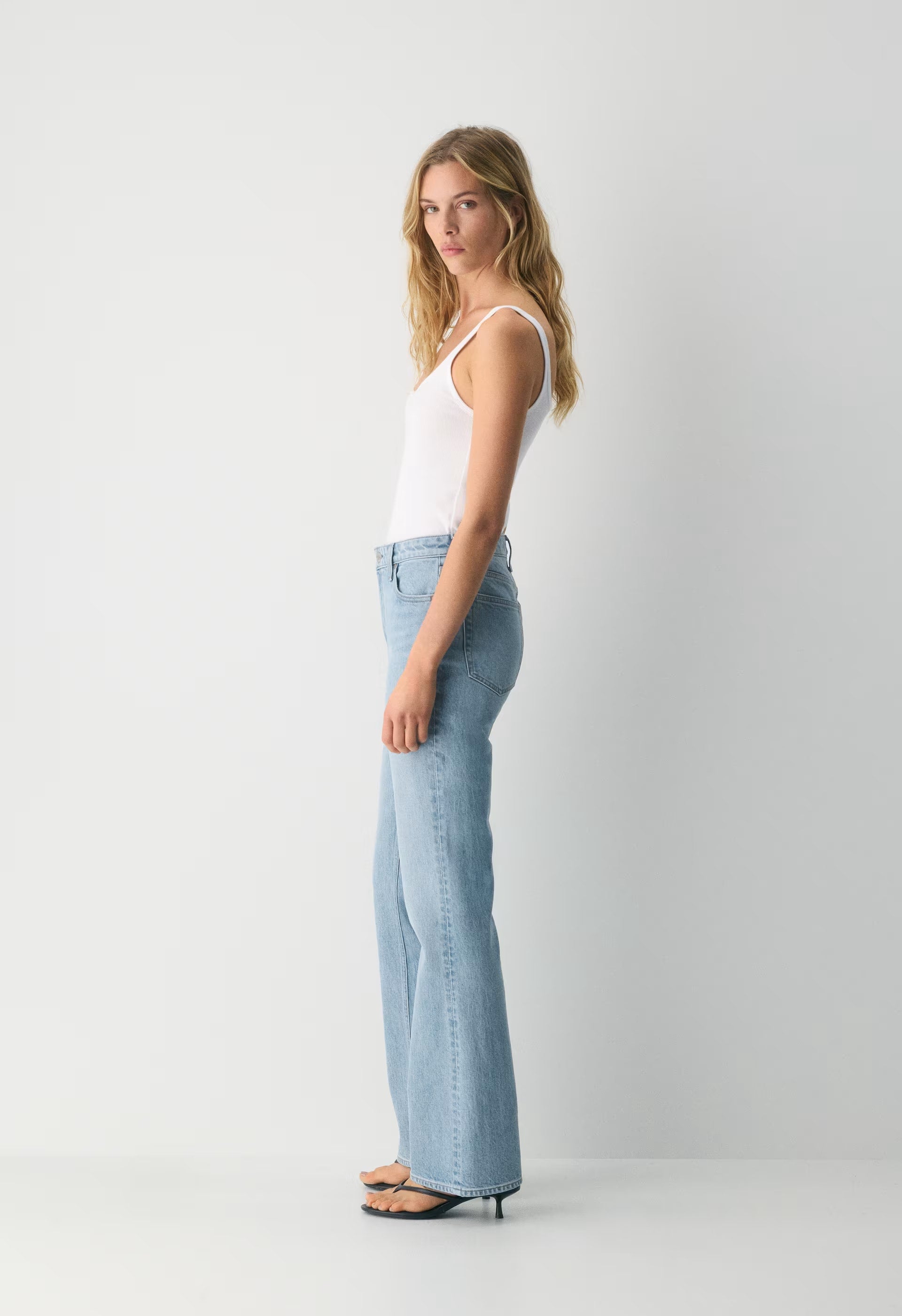 Denim Forum 001 Slim Hi-Rise Bootcut Jean - 7 YRS BLEU TABOO
