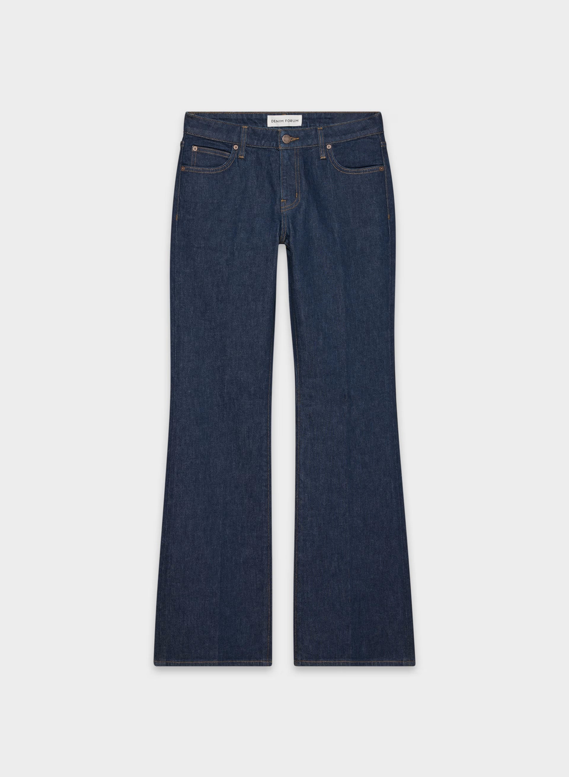 Denim Forum 002 Slim Lo-Rise Bootcut Jean - NO-STRESS DARK BLUE