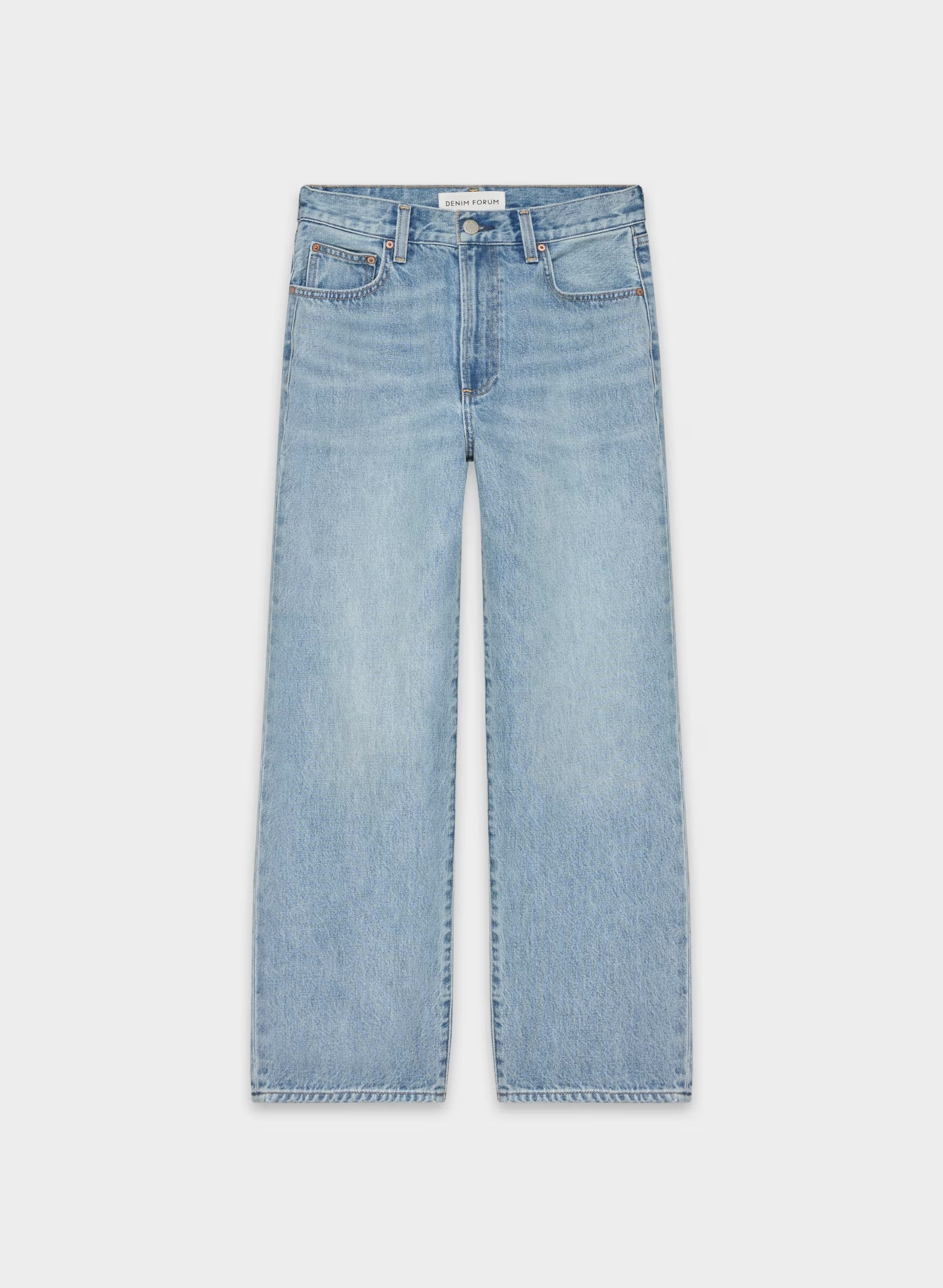 Denim Forum The Farrah Hi-Rise Wide Ankle Jean - 7 YRS BLEU TABOO
