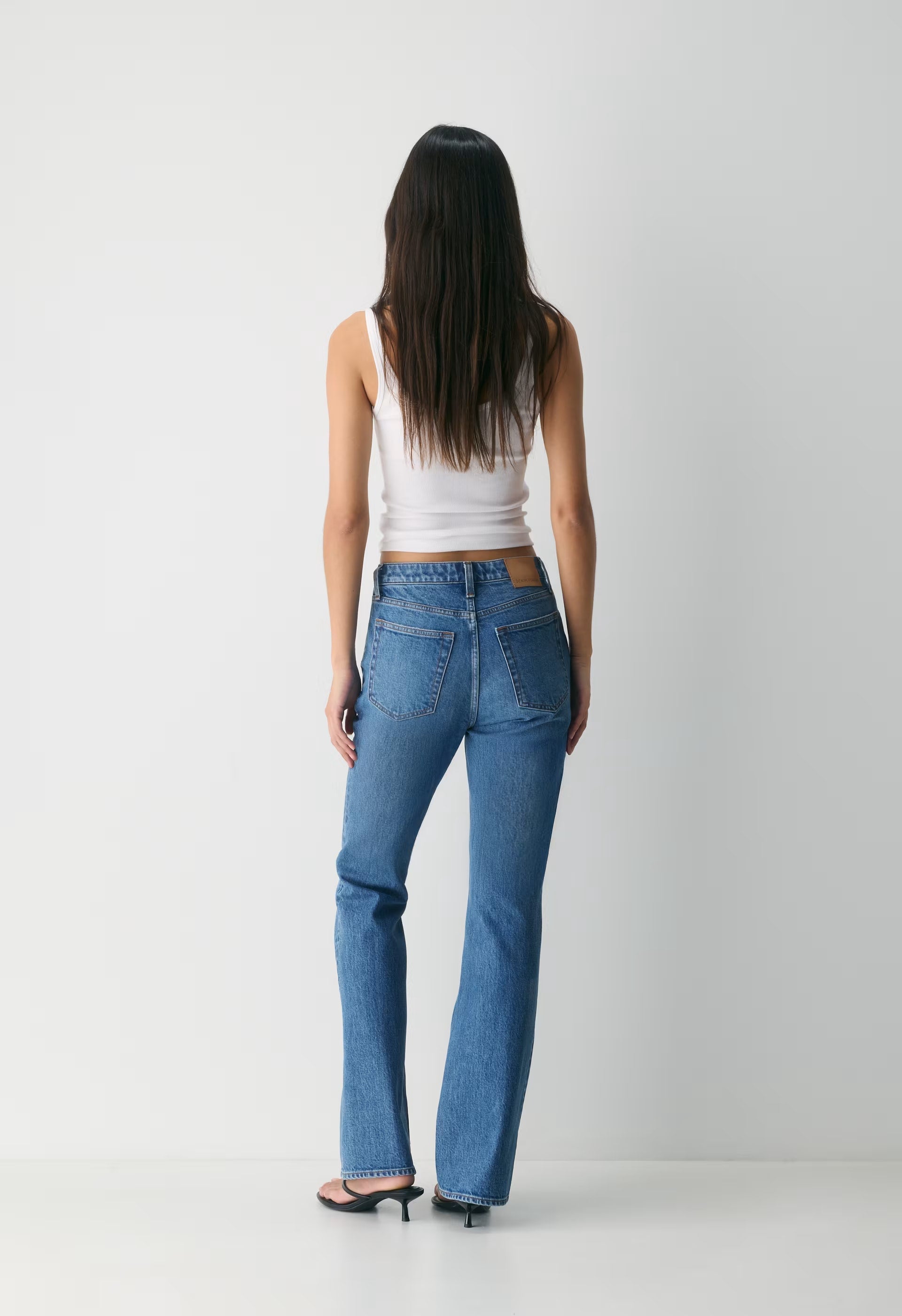 Denim Forum 001 Slim Hi-Rise Bootcut Jean - 5 YRS KISS N TELL BLEU