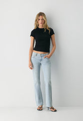 Denim Forum 002 Slim Lo-Rise Bootcut Jean - 15 YRS BRL THR BLEU