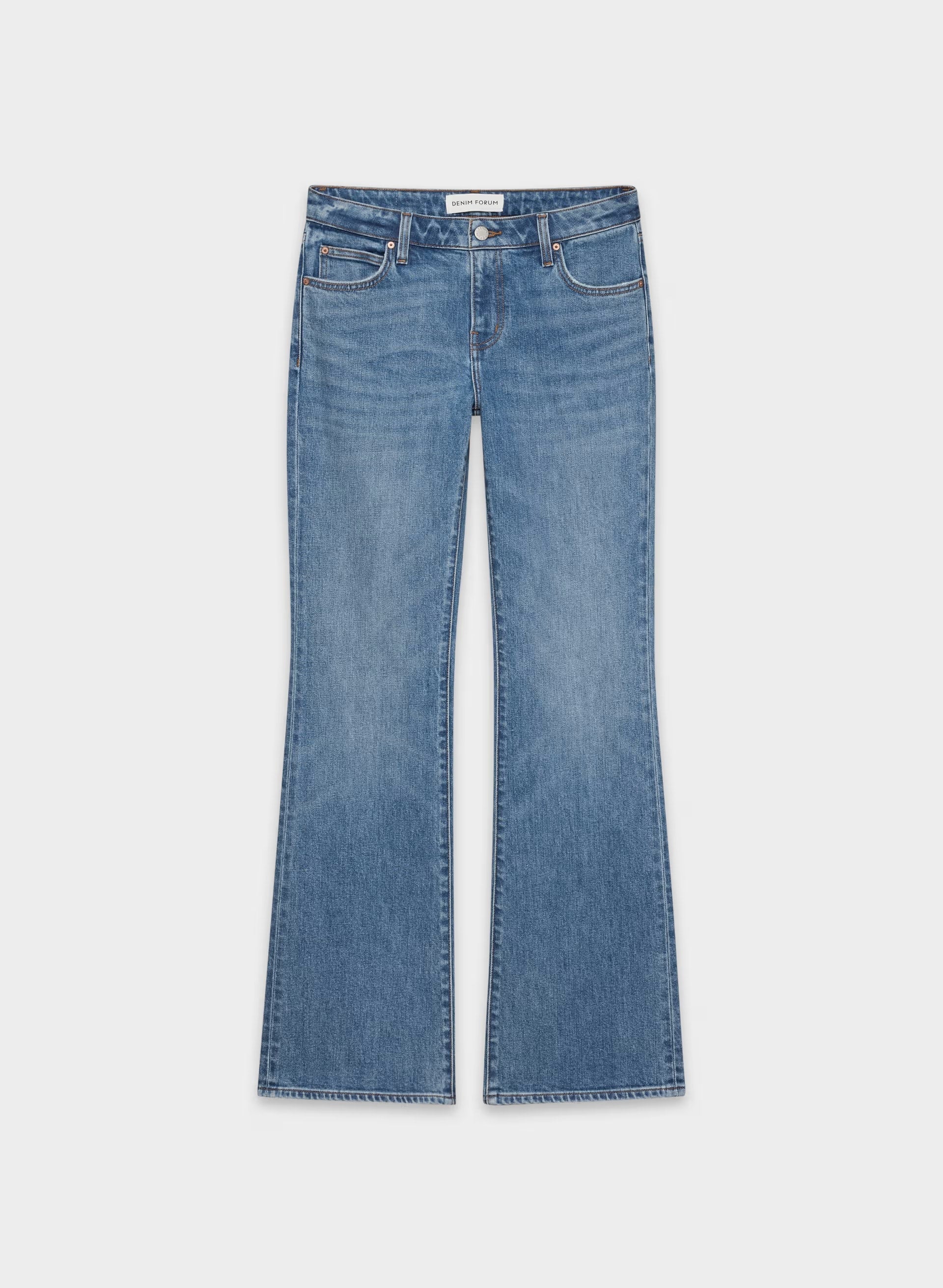 Denim Forum 002 Slim Lo-Rise Bootcut Jean - 5 YRS KISS N TELL BLEU