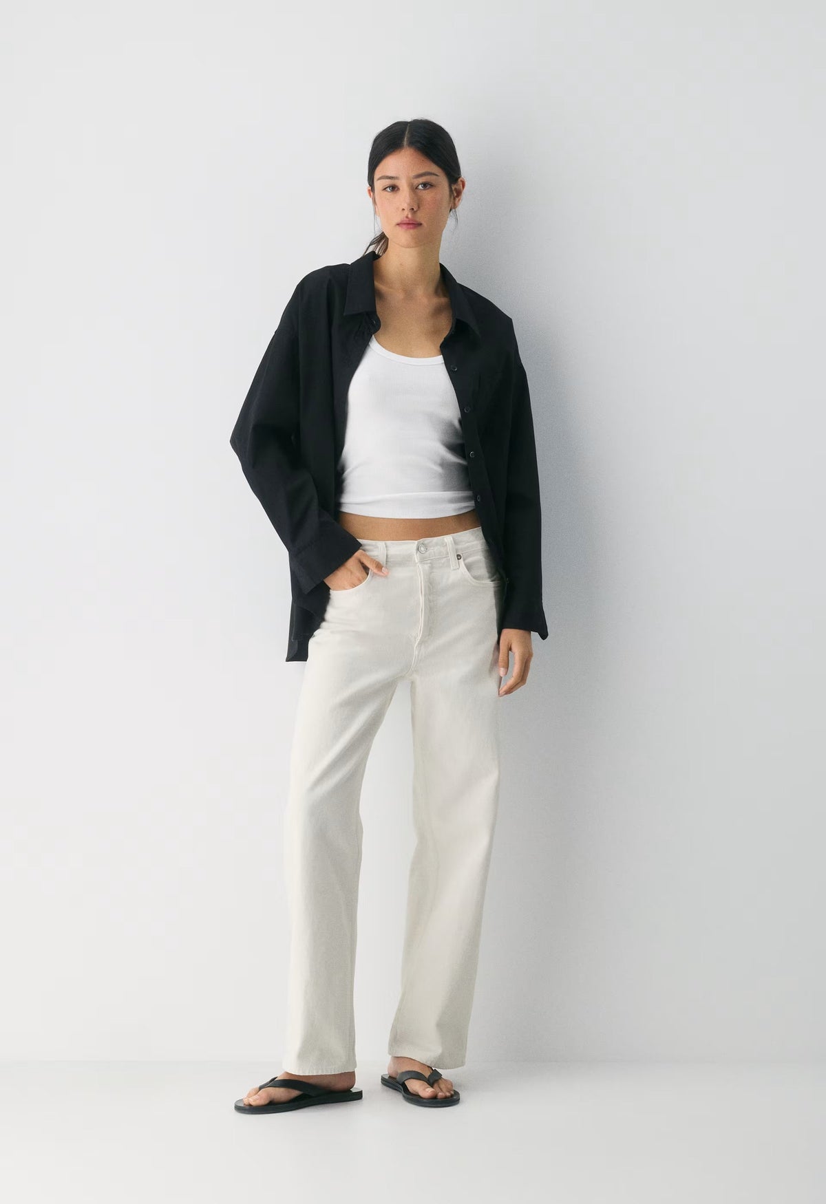 AGOLDE Arc Jean 29 - CHALK WHITE