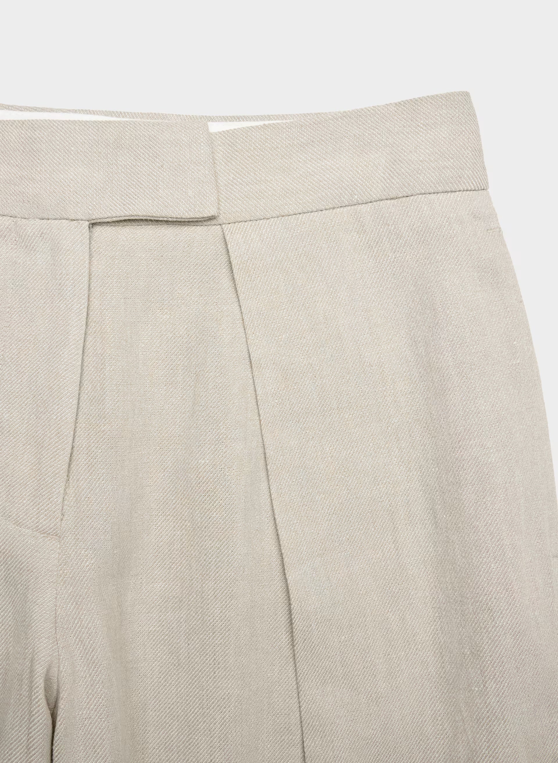 Cavetto Barrel Pant - PowerLinen™ - UNDYED DARK ECRU