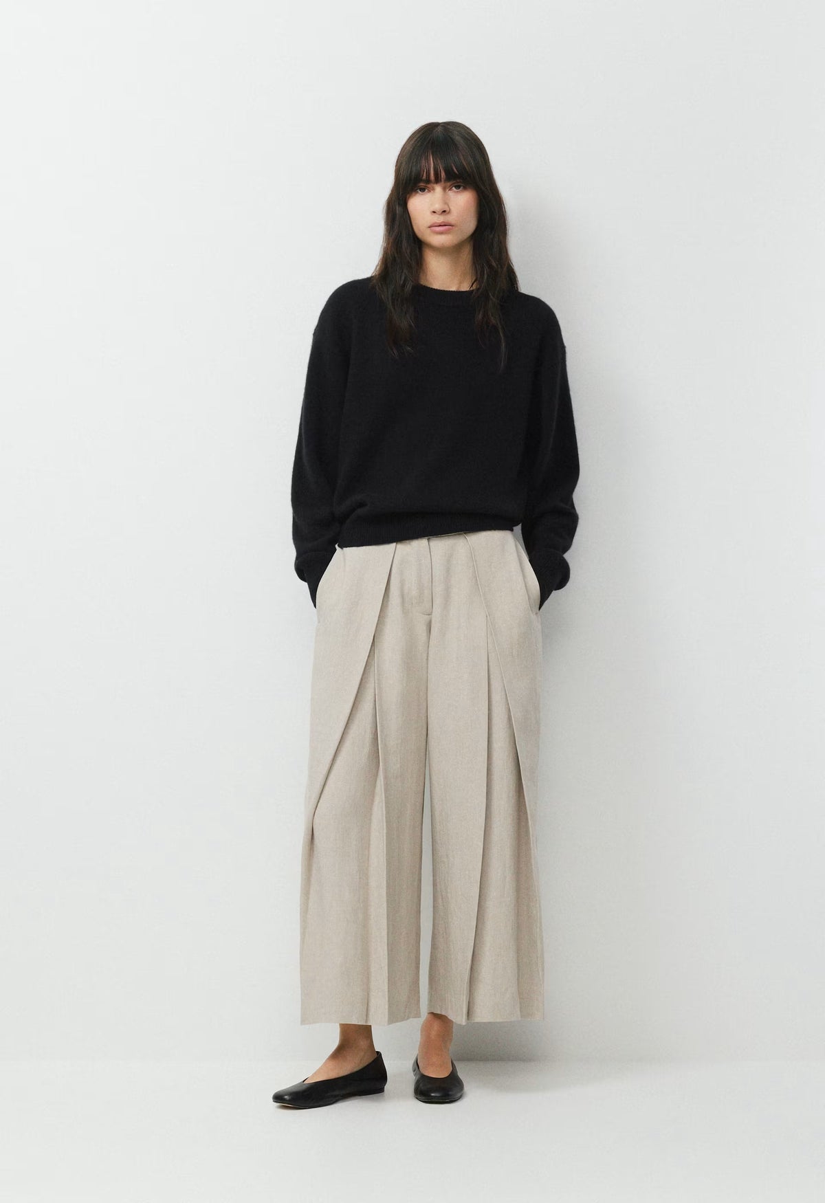Cavetto Barrel Pant - PowerLinen™ - UNDYED DARK ECRU