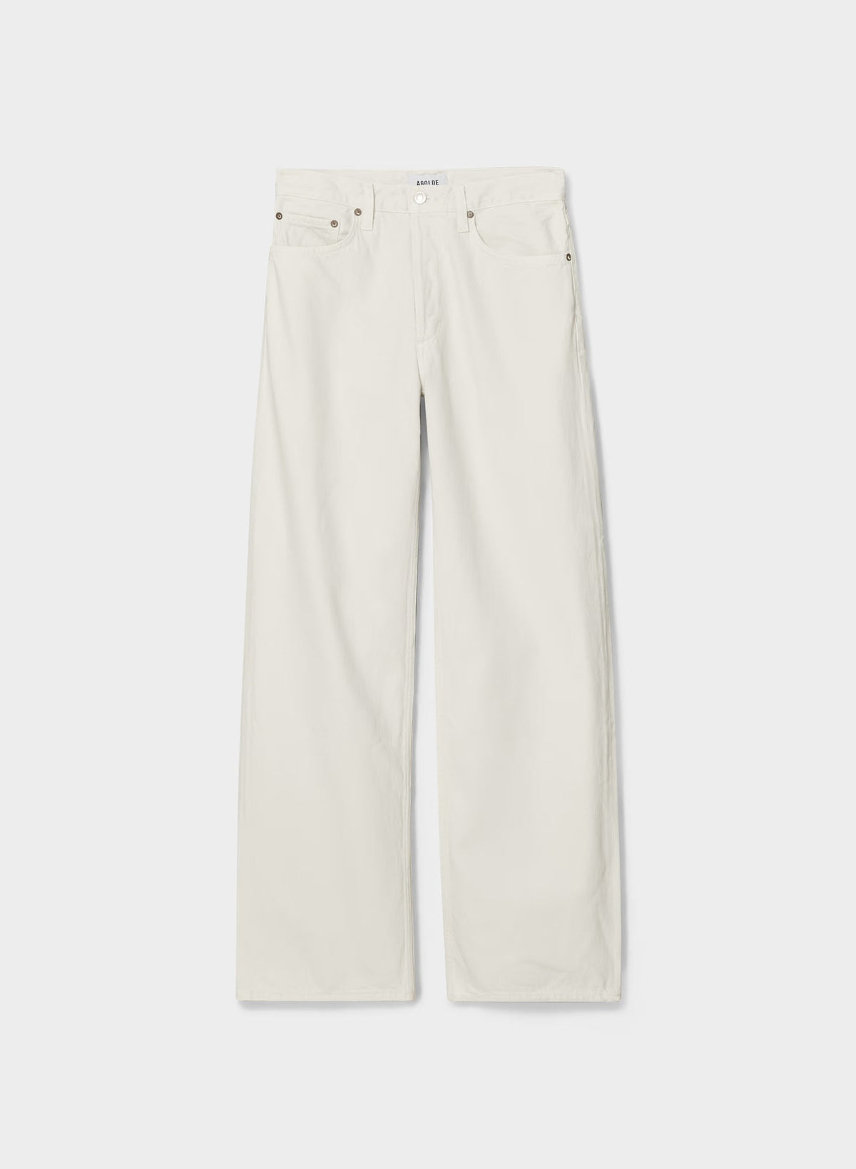 AGOLDE Arc Jean - CHALK WHITE