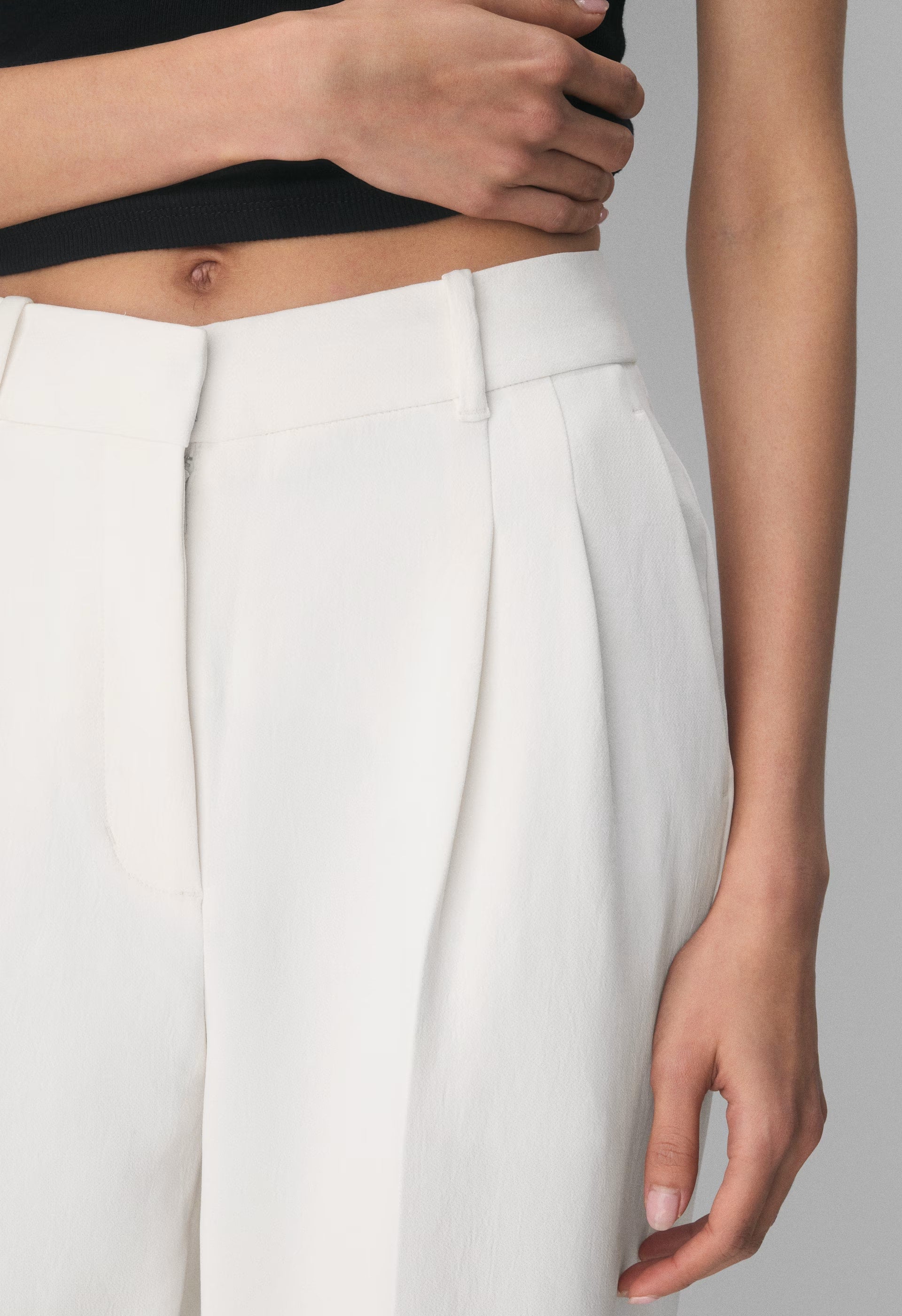 The Effortless Pant™ Cropped - Crepette™ - LIGHT BIRCH