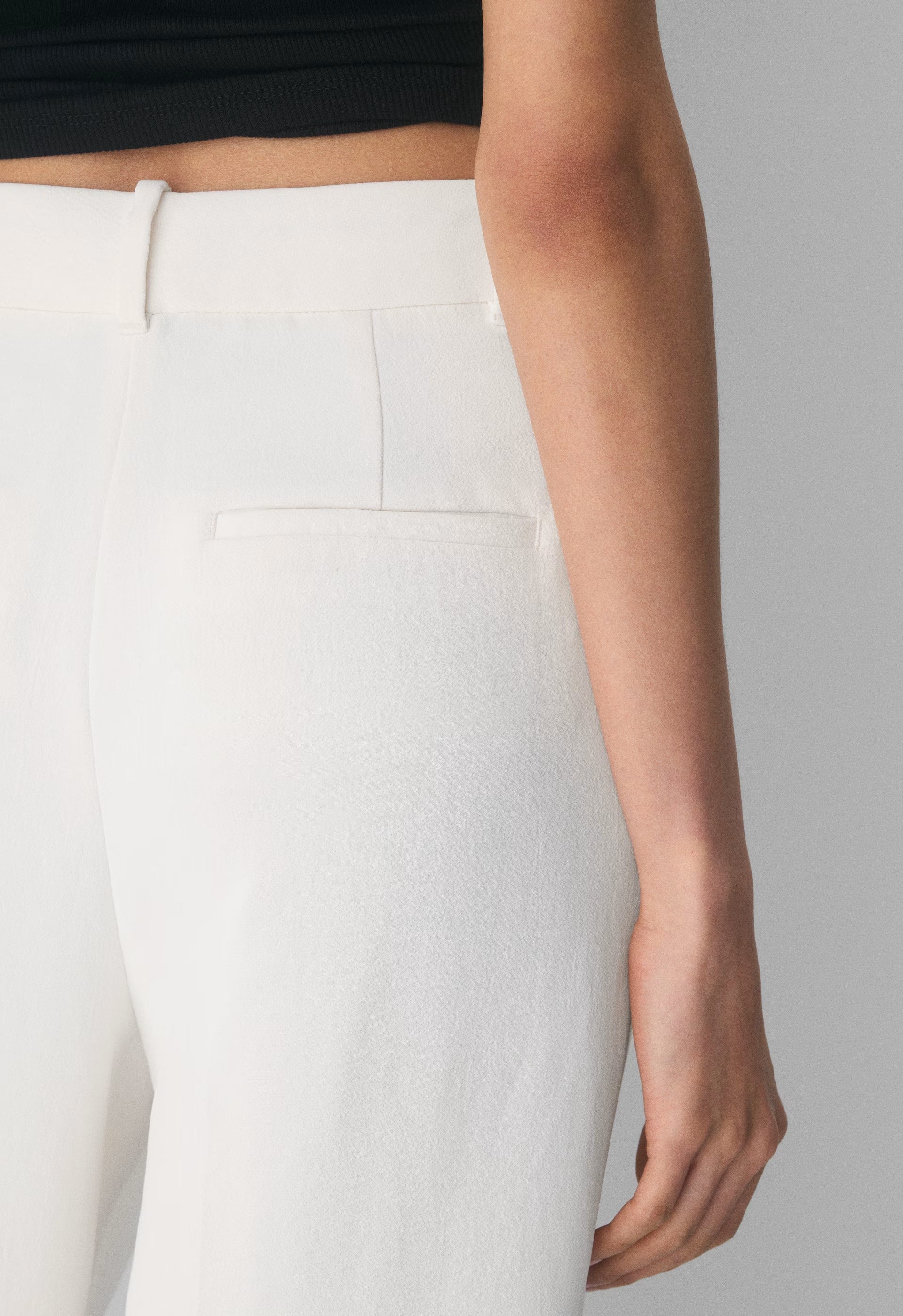 The Effortless Pant™ Cropped - Crepette™ - LIGHT BIRCH