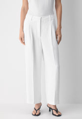 The Effortless Pant™ Cropped - Crepette™ - WHITE