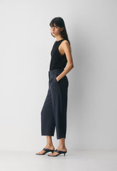 The Effortless Pant™ Cropped - Crepette™ - DARK NIGHT NAVY