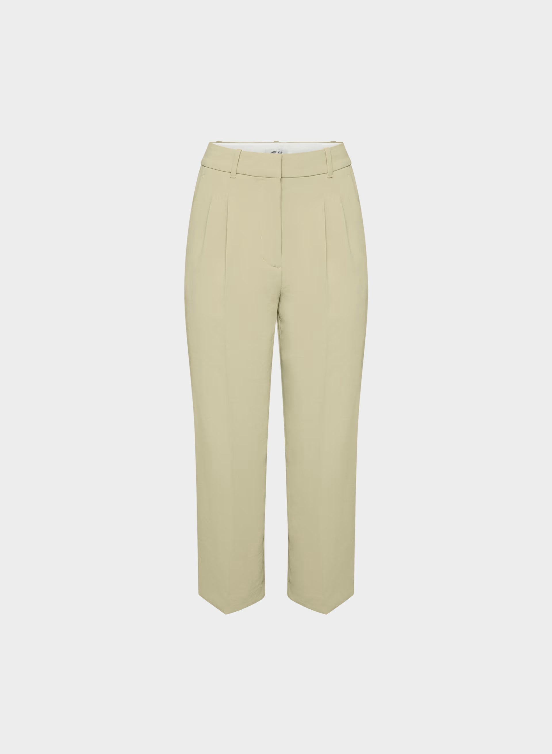 The Effortless Pant™ Cropped - Crepette™ - MARTINI OLIVE