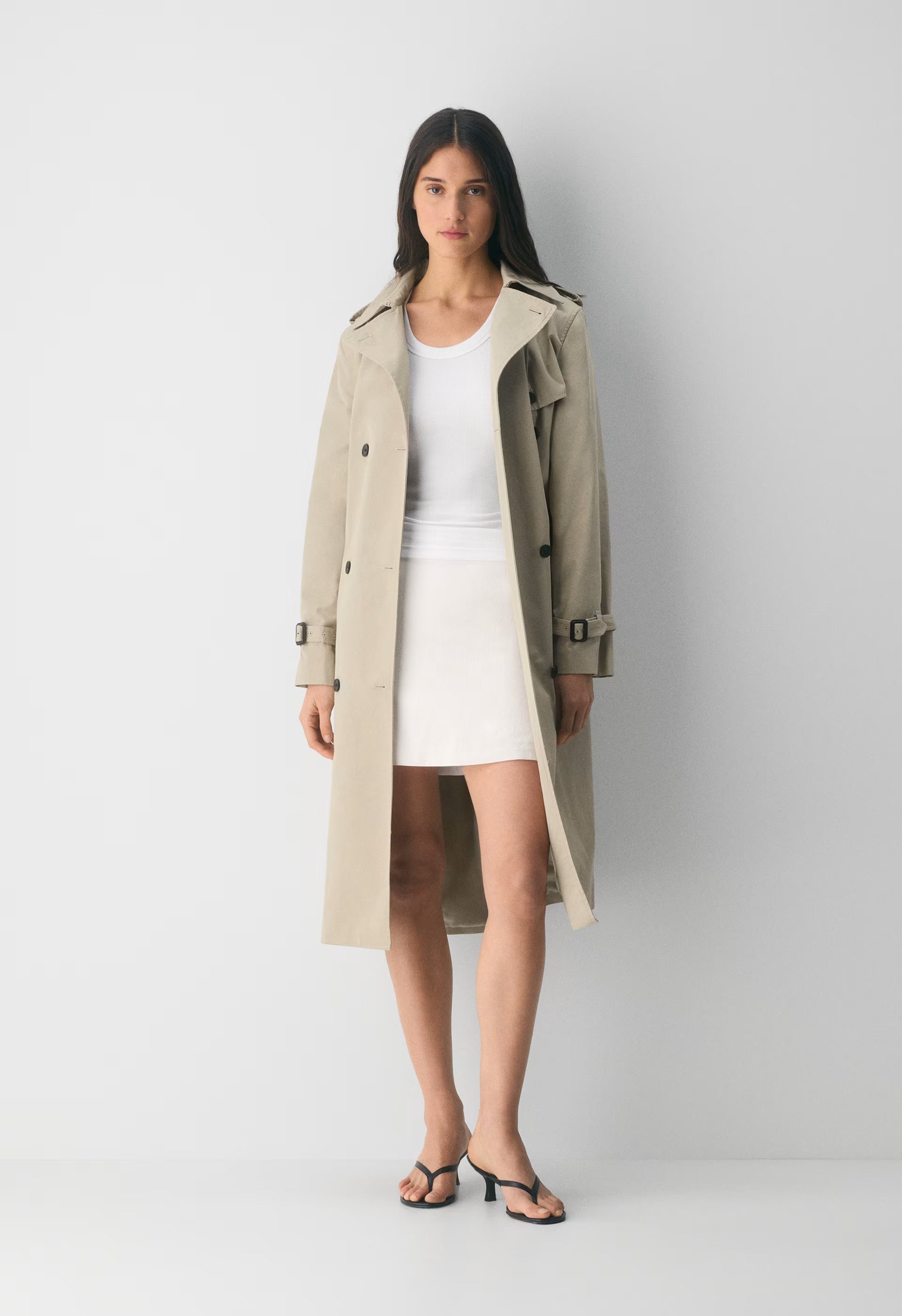 Classic Mini Skirt - Crepette™ - METROPOLIS BEIGE