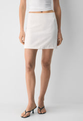 Classic Mini Skirt - Crepette™ - LIGHT BIRCH