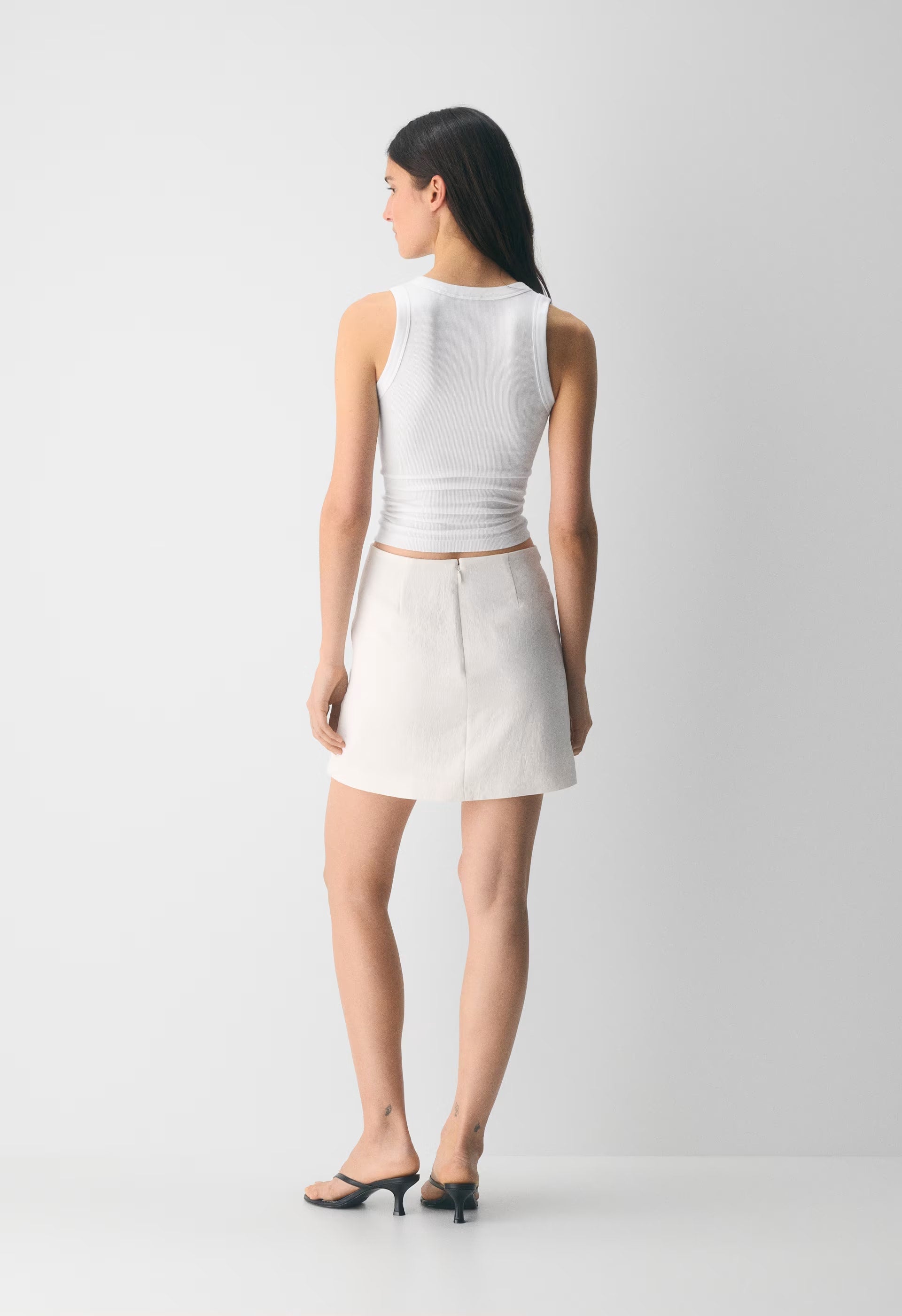 Classic Mini Skirt - Crepette™ - LIGHT BIRCH