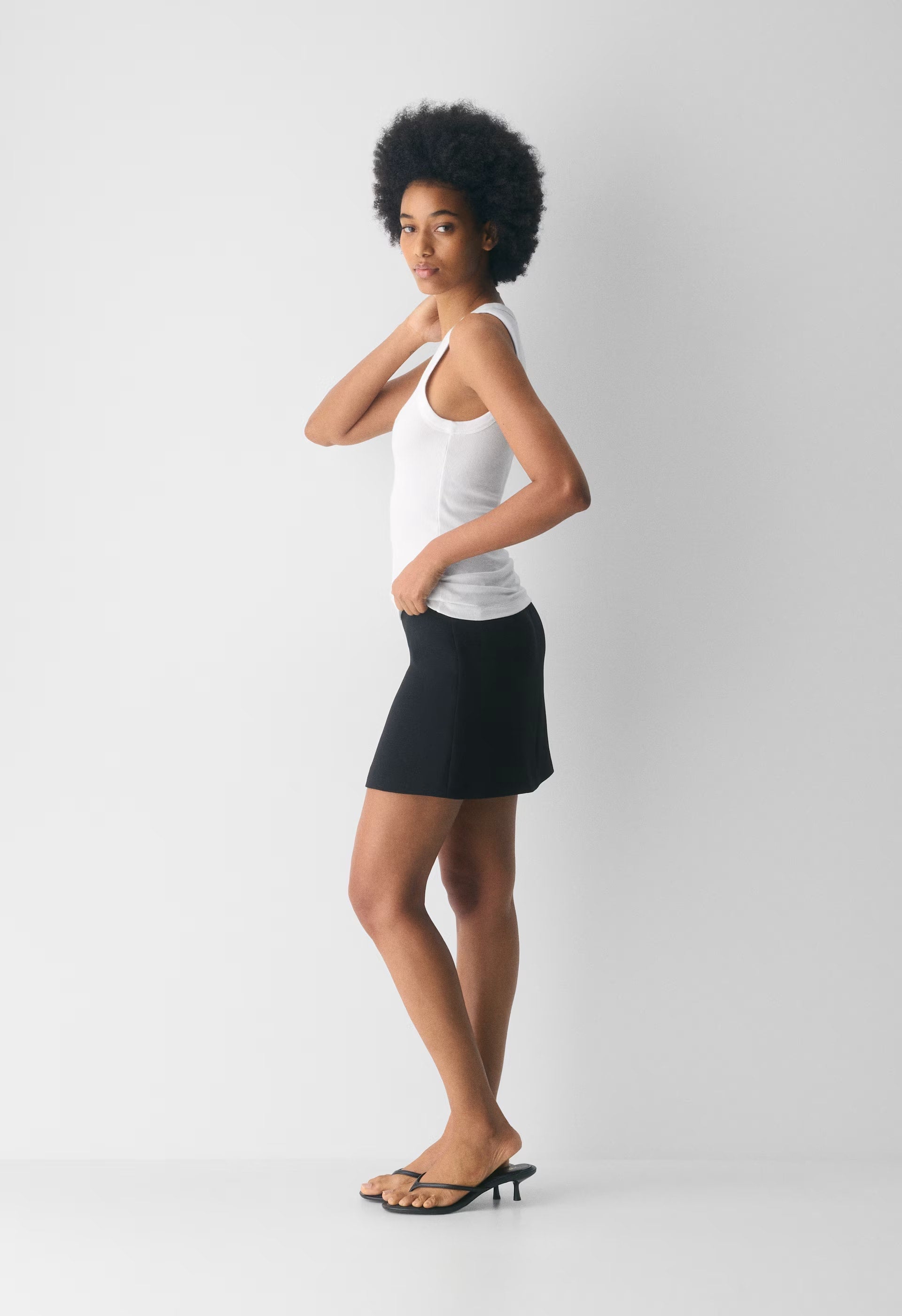 Classic Mini Skirt - Crepette™ - BLACK